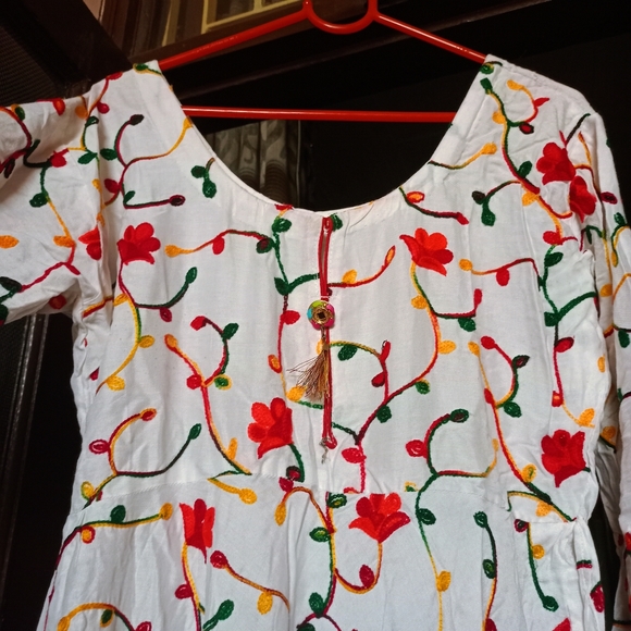 Anarkali kurta set with Palazzo and dupatta - Picture 5 of 7